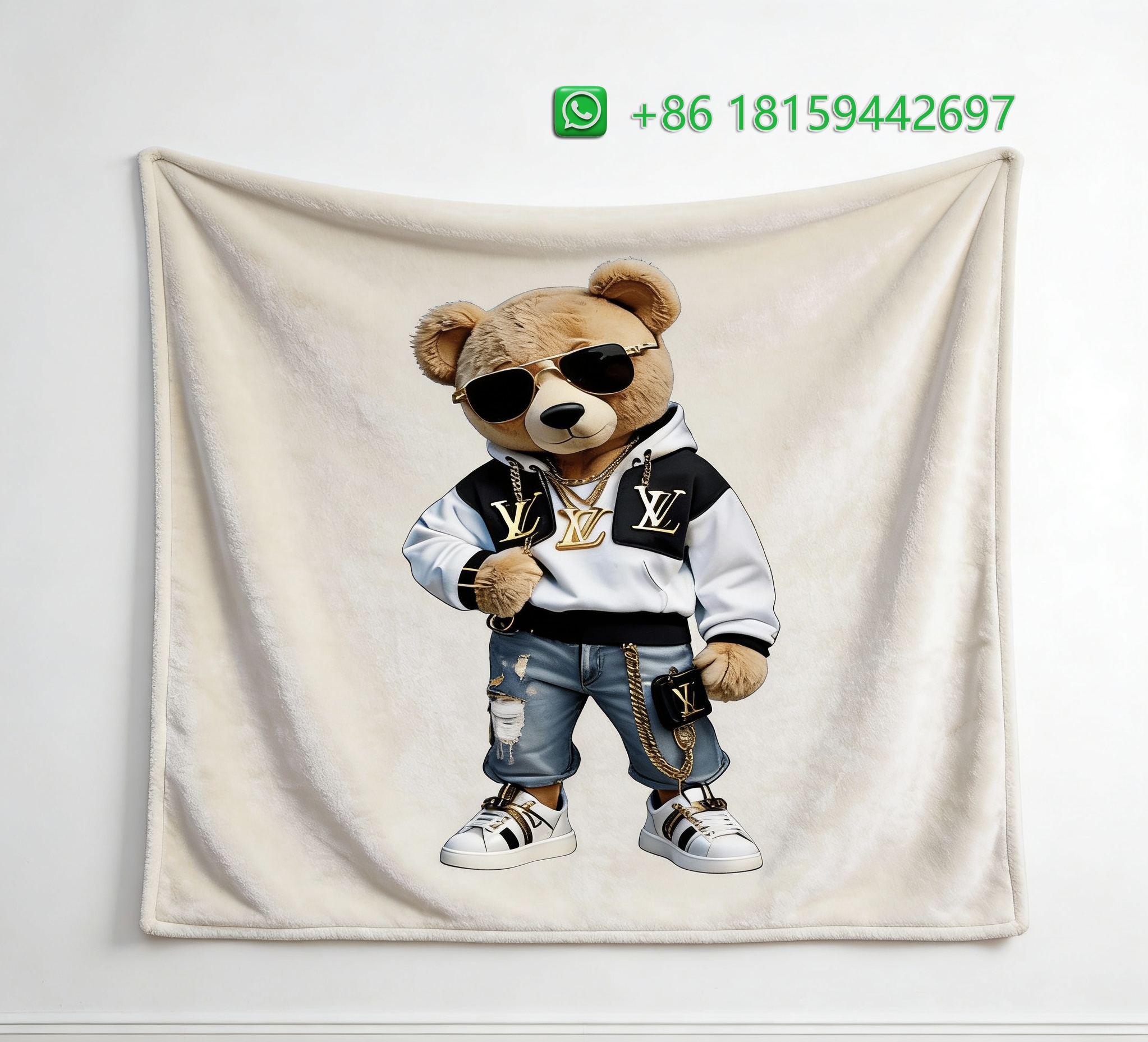 Louis Vuitton Throw Blankets